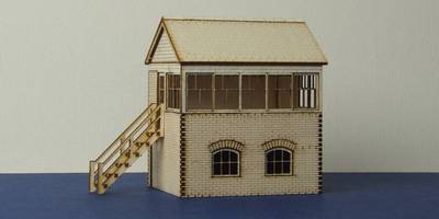 B 00-03 Small signal box with left and right stairs options
